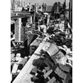 thumbnail image 2 of Art.com Bricklayers Constructing a Building Photographic Print, 12" x 16", 2 of 4