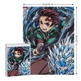 thumbnail image 2 of Demon Slayer Jigsaw Puzzle, Wood Puzzles Adult, 500 PCS Jigsaw Puzzle Perfect for Game Nights, 2 of 8