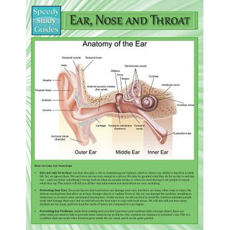 Ear, Nose and Throat (Speedy Study Guide) (Best Way To Study For The Oat)
