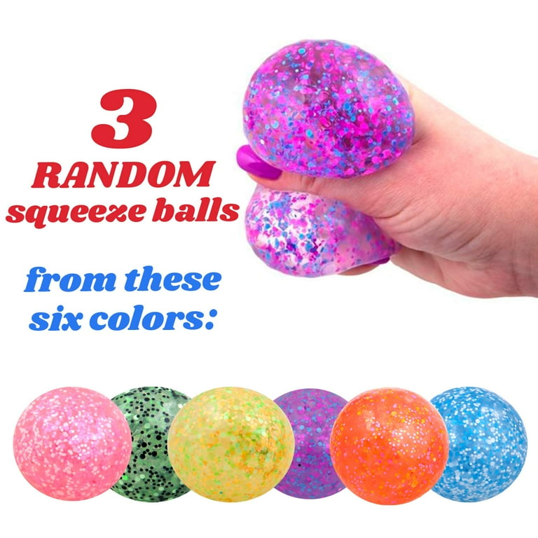 Inch Squeeze Balls With Confetti Pcs Gel Stress Balls For, 47 OFF