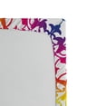 thumbnail image 2 of Ambesonne Ethnic Fitted Sheet, Abstract Lace Swirls Ivy, Full Size, Multicolor, 2 of 2