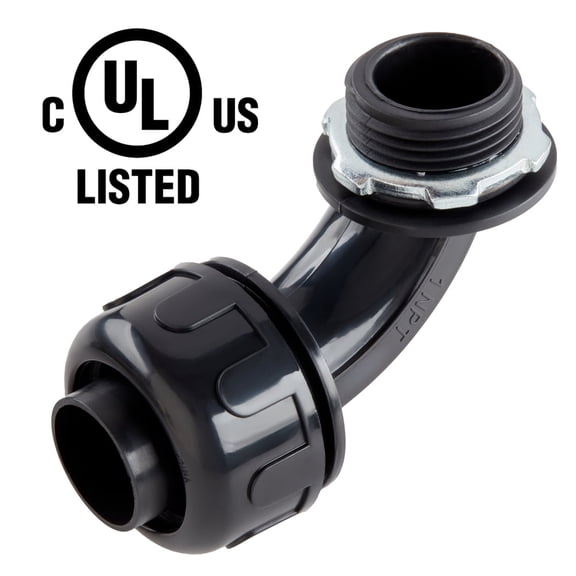 UL Listed Non-Metallic Electrical Liquid Tight Conduit Angle Fittings