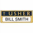 thumbnail image 2 of Usher Badge Réutilisable avec Croix et Aimants (Lot de 4), 2 of 4