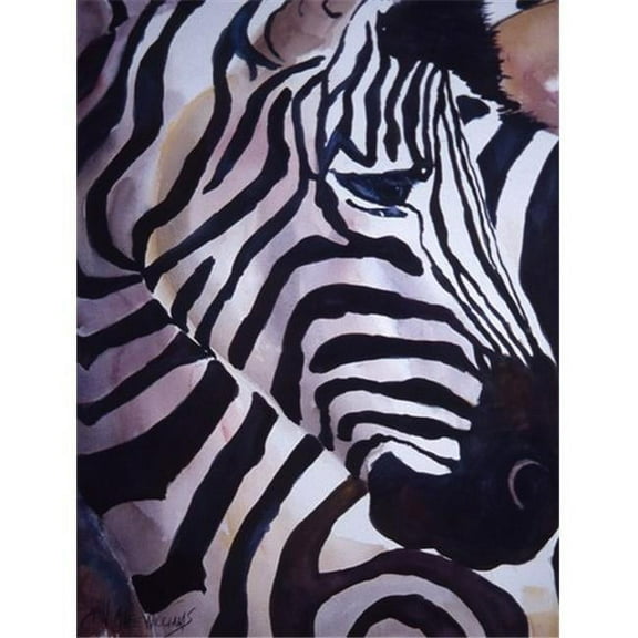 Zebra Head Flag Canvas House Size