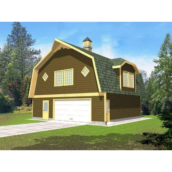 001-4035: Garage Craftsman 0 Bed, 0 Bath Luxury Home Plan, 0 Sq Ft: Full Blueprints with License to Build by Home Plan Marketplace - Lesuto