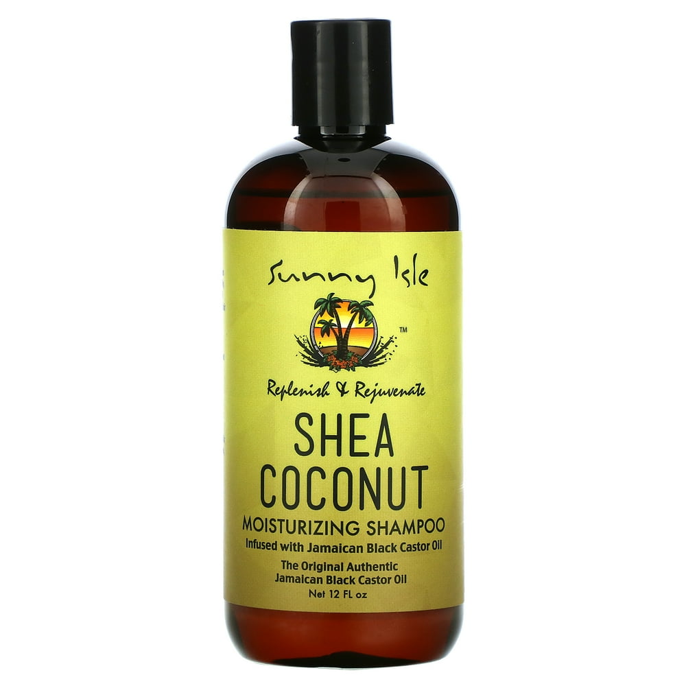 Sunny Isle Shea Coconut Moisturizing Shampoo with Jamaican Black Castor