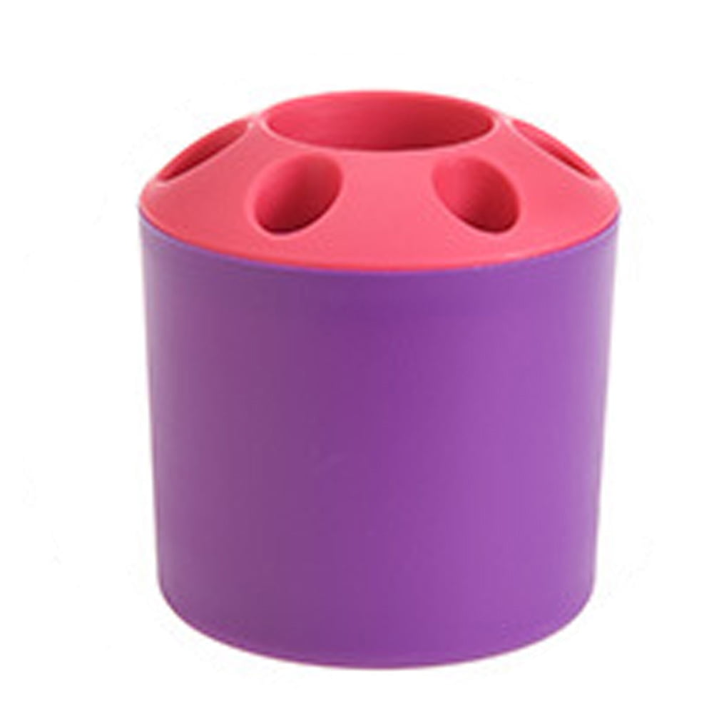 Papaba Toothbrush Holder,Creative Multi Holes Toothbrush Holder Storage Pen Organizer Bathroom Home Decor