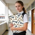 thumbnail image 6 of Haosy Accordion File Organizer Zipper Binder 500 Sheet 6-Tab Expanding File Folder Multi-Pocket 1.2 Inch 3 Ring Dog Bone, 6 of 7
