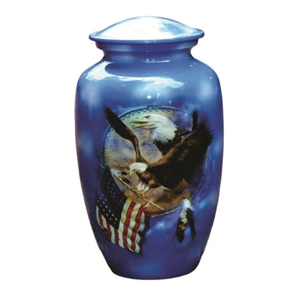 A Bald Eagle Cremation Urn-Adult Urn-Memorial Urn-Urns for Human Ashes-Urn for Ashes-Ashes Urn