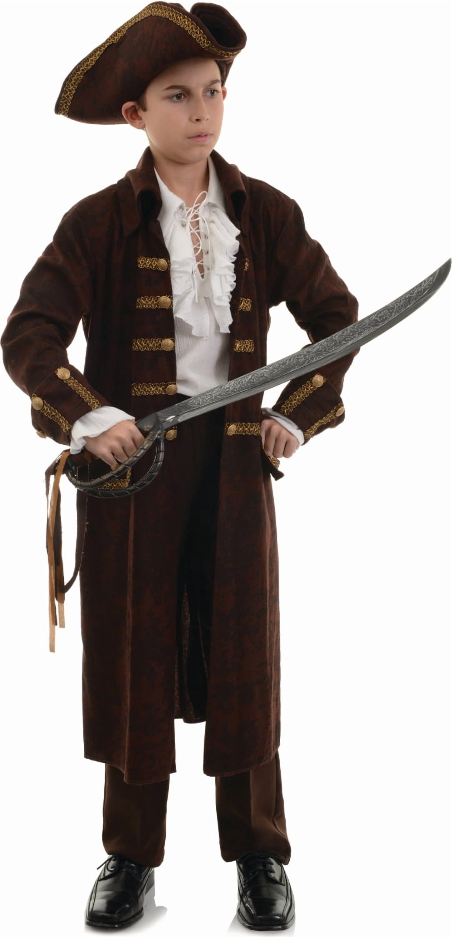 Pirate Captain - Brown Child Halloween Costume