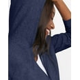 thumbnail image 5 of Hanes Women’s Fleece Full Zip Hoodie Sweatshirt Pockets EcoSmart Midweight Hooded, 5 of 8