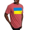 thumbnail image 4 of CafePress - Ukraine Flag Men's Comfort Colors® T Shirt - Mens Comfort Colors Shirt, 4 of 5