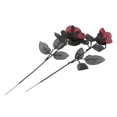 thumbnail image 1 of Rosas artificiales de Halloween con globos oculares, accesorios realistas para disfraz de cosplay. rojo, 1 of 9