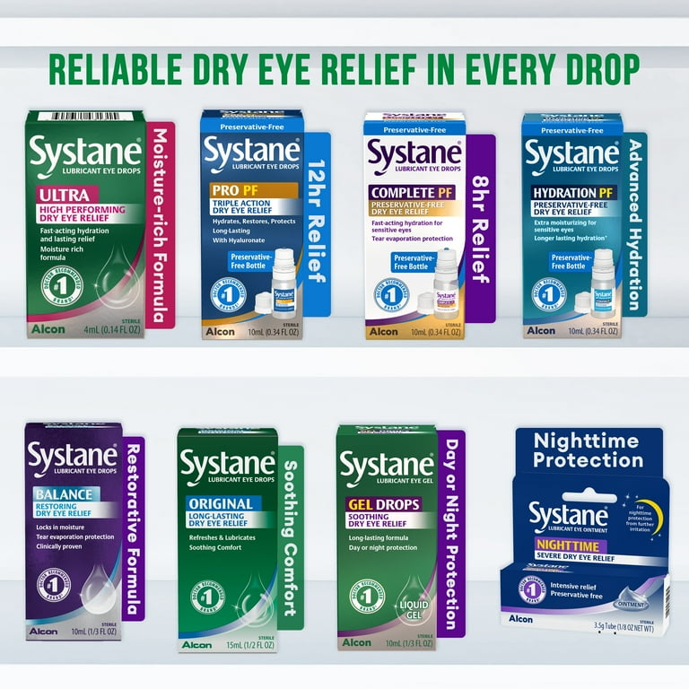 Systane Ultra Lubricant Eye Drops,0.14 fl oz (Pack of 1)