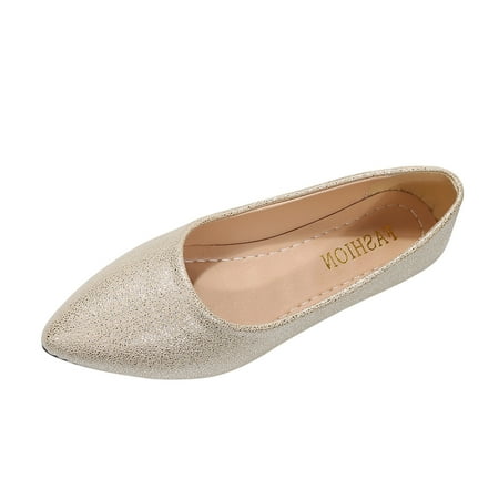 

KI-8jcuD Wide Womens Shoes Casual Women S Non Slip Sequins Solid Color Slip On Pointed Toe Breathable Work Single Shoes Women Casual Shoes Size 8 Womens Casual Shoes Size 10 Summer Sandals For Women