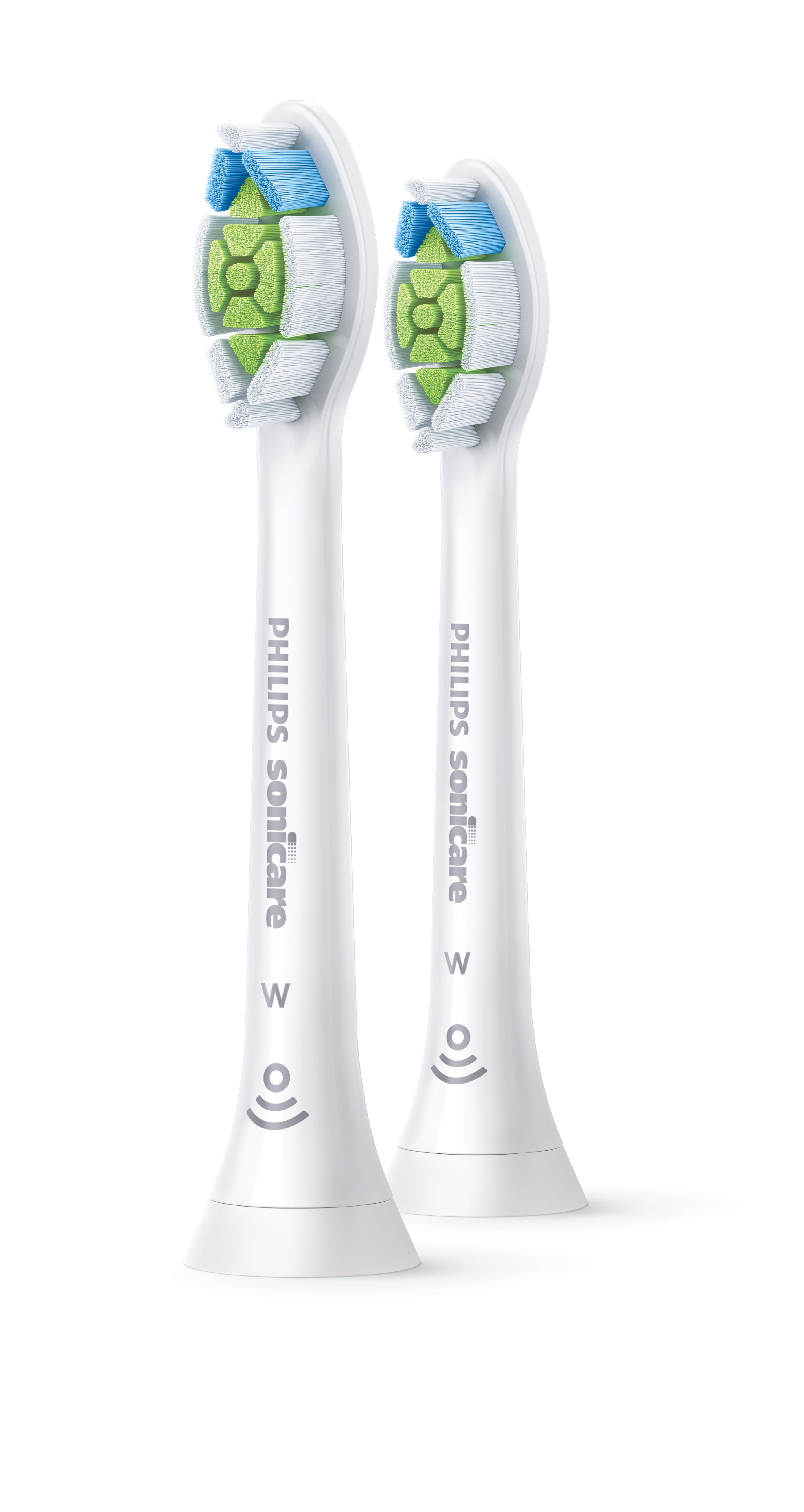 Philips Sonicare Diamondclean Replacement Toothbrush Heads, HX6062/65, Brushsync&trade; Technology, White 2-pk