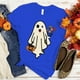 thumbnail image 4 of Camisetas con estampado de flores, fantasma y calabaza para Mujer, ropa de fiesta de Halloween, Tops góticos de calle de Hip Hop, Camisetas para Mujer, gran oferta, 4 of 5