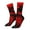 2 Black-2, variant on The Red Head Skull Crew Socks for Men & Women, Breathable Casual Athletic Ankle Socks