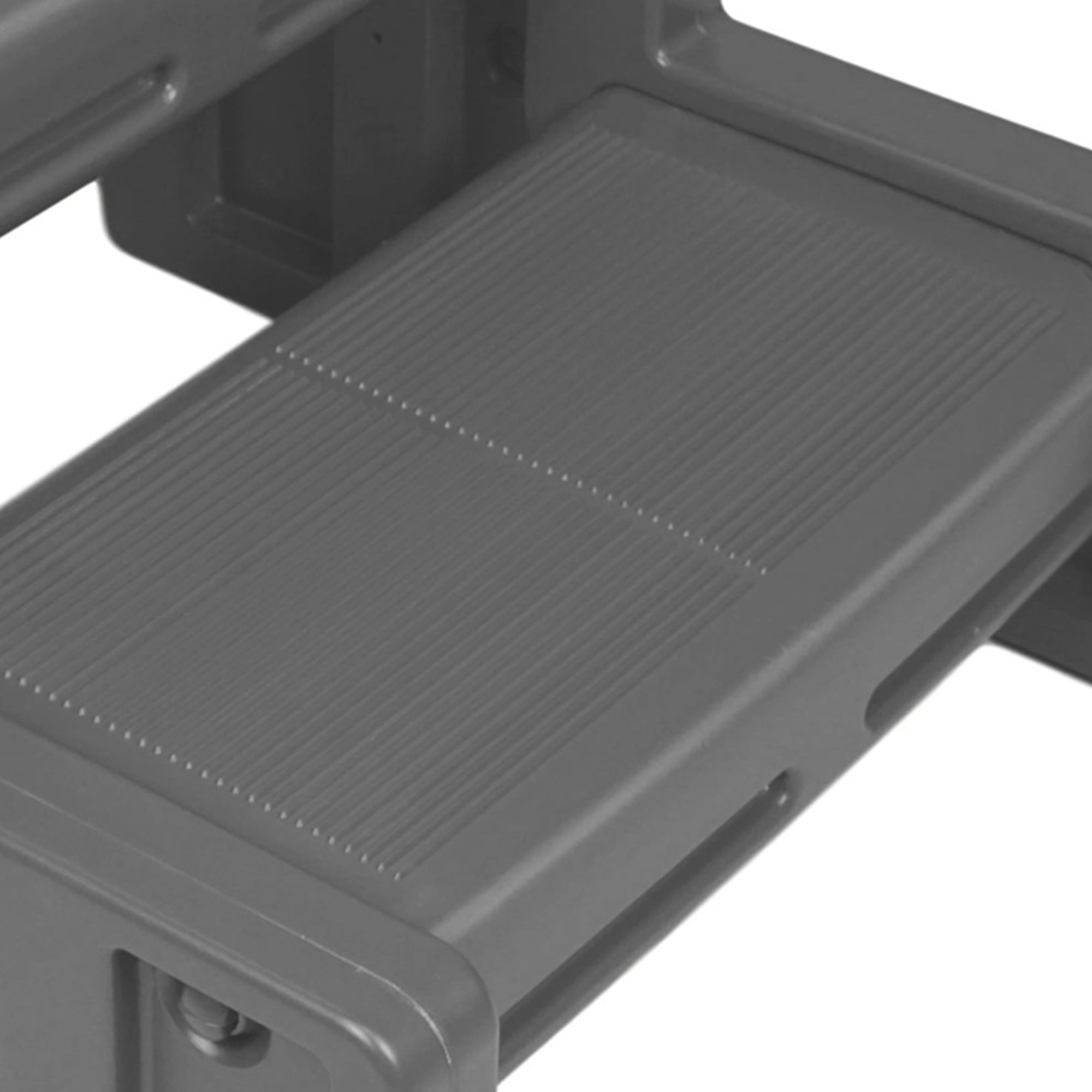 Vinyl Works 22 Inch Junior Resin Multi Purpose Home Spa and Hot Tub Steps, Gray