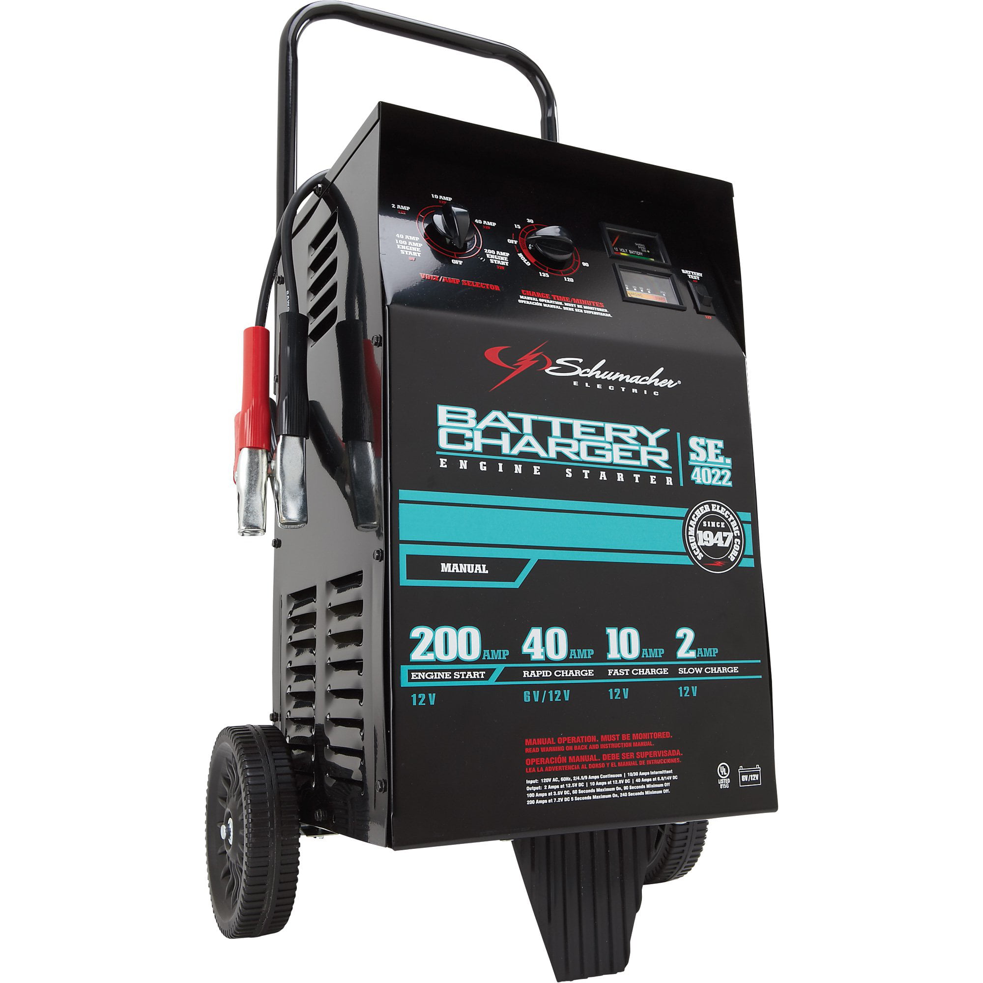 Schumacher Manual Battery Charger/engine Starter