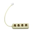 thumbnail image 1 of Moyic Recepción de Hotel de oficina RJ11 divisor de línea telefónica reemplazo portátil reutilizable adaptador de Cable de 4 vías 6P4C Decoración del hogar, 1 of 6