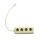 thumbnail image 2 of Monstrate Convertidor adaptador de Cable de 4 vías extraíble portátil reutilizable de repuesto para divisor de línea telefónica RJ11 de Decoración del hogar, 2 of 6