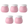 thumbnail image 2 of Tarro redondo para bálsamo, cosmético portátil, color rosa, 15 unidades, con tapa, 2 of 6