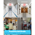 thumbnail image 7 of Sunco 6 Pack Red Exit Signs With Emergency Lights, Two Adjustable Square LED Lights, 94V-0 Fire Resistant, Backup Battery, 120-277V, Wall Or Ceiling Mount, Commercial Grade Double Sided UL, 7 of 7