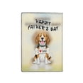 thumbnail image 2 of Cute Beagle Loves Dad Happy Father's Day Travel Passport Wallet Beagles Dog Lover Gifts Idea PU Leather Passport Holder Cover - 12008, 2 of 5