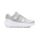 thumbnail image 1 of Zapatillas Under Armour Infantiles Surge 4 para Niñas, Halo Gris/Blanco, Talla 8C, 1 of 4