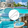 thumbnail image 4 of Inground Pool Handrail - 304 Stainless Steel, 385LBS Capacity, Rustproof Safety Rail with Non-Slip Blue Grip, Easy Install for Pool Steps - Bathroom Furniture Set, 55x32 Inch, 4 of 6
