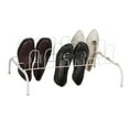 thumbnail image 4 of Household Essentials 9-Pair Metal Wire Shoe Rack, White/Off-White, 4 of 4