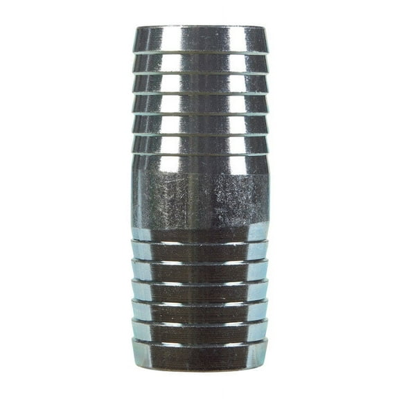 STZ Industries 1-1/2 in. Barb X 1-1/2 in. D Barb Galvanized Steel Coupling