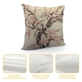 thumbnail image 4 of PIKWEEK  Peach Blossom Branches Throw Pillow Case Cushion Covers Pink Cherry Flower Tree Spring Beautiful Nature  for Couch Bed Sofa Car Waist, 4 of 5