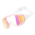 thumbnail image 5 of Eigraketly Gafas de natación para niños, gafas de natación subacuáticas ajustables a prueba de fugas, impermeables, profesionales, rosa y blanco Type2 NO2 Eigraketly CBP319046, 5 of 5