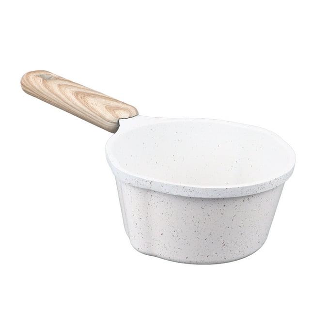 Kitchen Sauce Pan Nonstick Deepening Height Prevents Stickiness, Pour Spouts, Aluminum Construction, Compact Size for Versatile Cooking