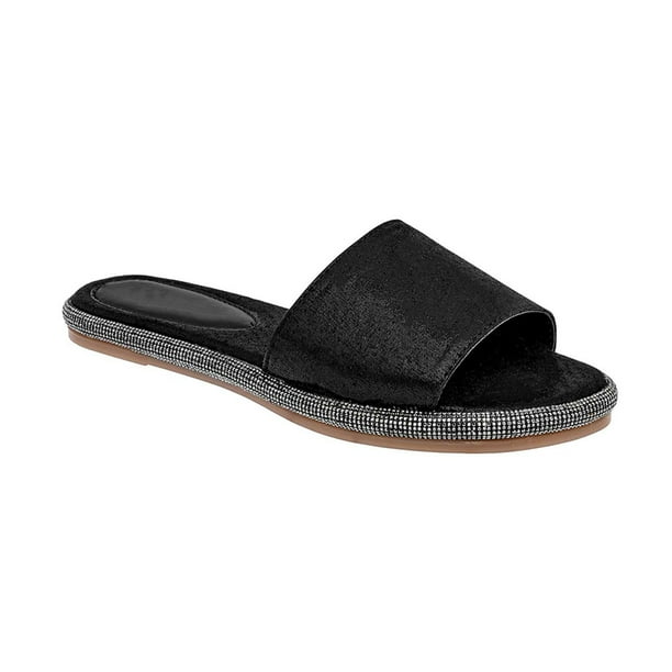 Sandalias de piso Marca RBBASICS Exterior Textil Color Negro RBBASICS 116361