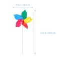 thumbnail image 3 of KAKOWELY Pinwheels 10Pcs Party Pinwheels Decorative Rainbow Pinwheels Funny Handheld Pinwheels Decors16.93"X7.09"X0.24", 3 of 4