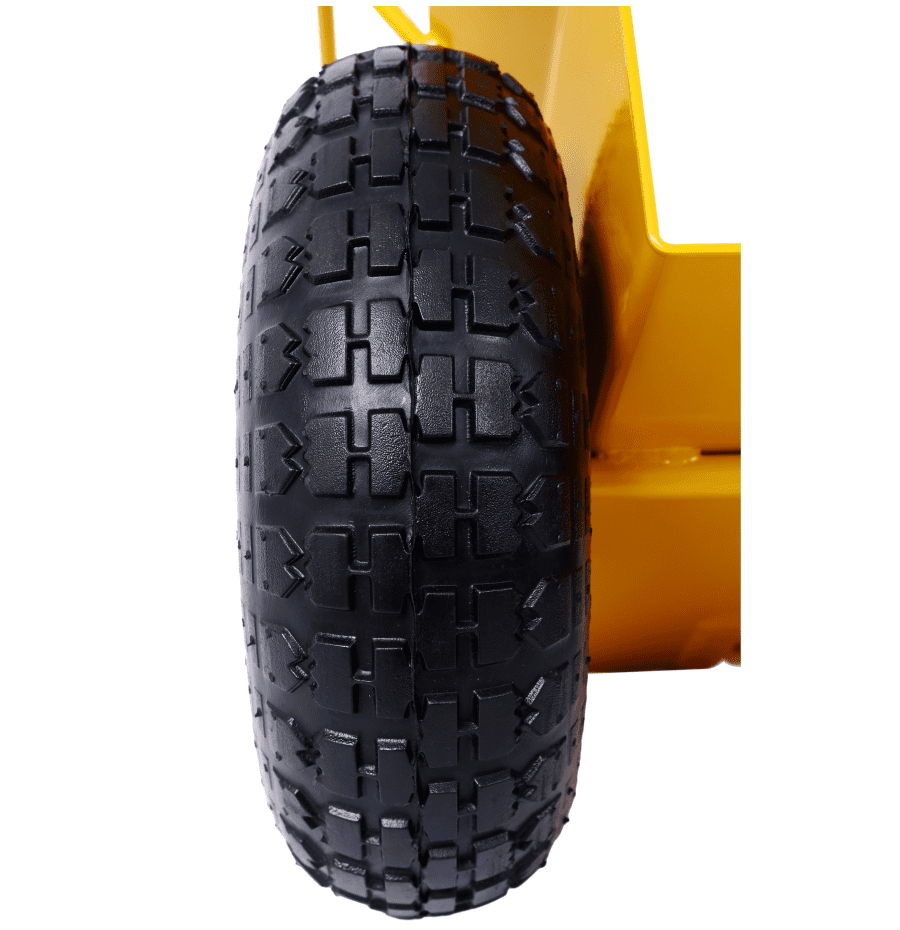 Heavy Duty Panel Dolly 600LB Capacity 10" Wheels Yellow