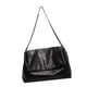 thumbnail image 4 of Bolso de hombro para mujer, estilo hobo, de piel sintética, de gran capacidad y estilo elegante. Negro, 4 of 9