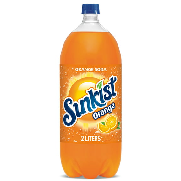Sunkist Orange Soda Pop, 2 L, Bottle