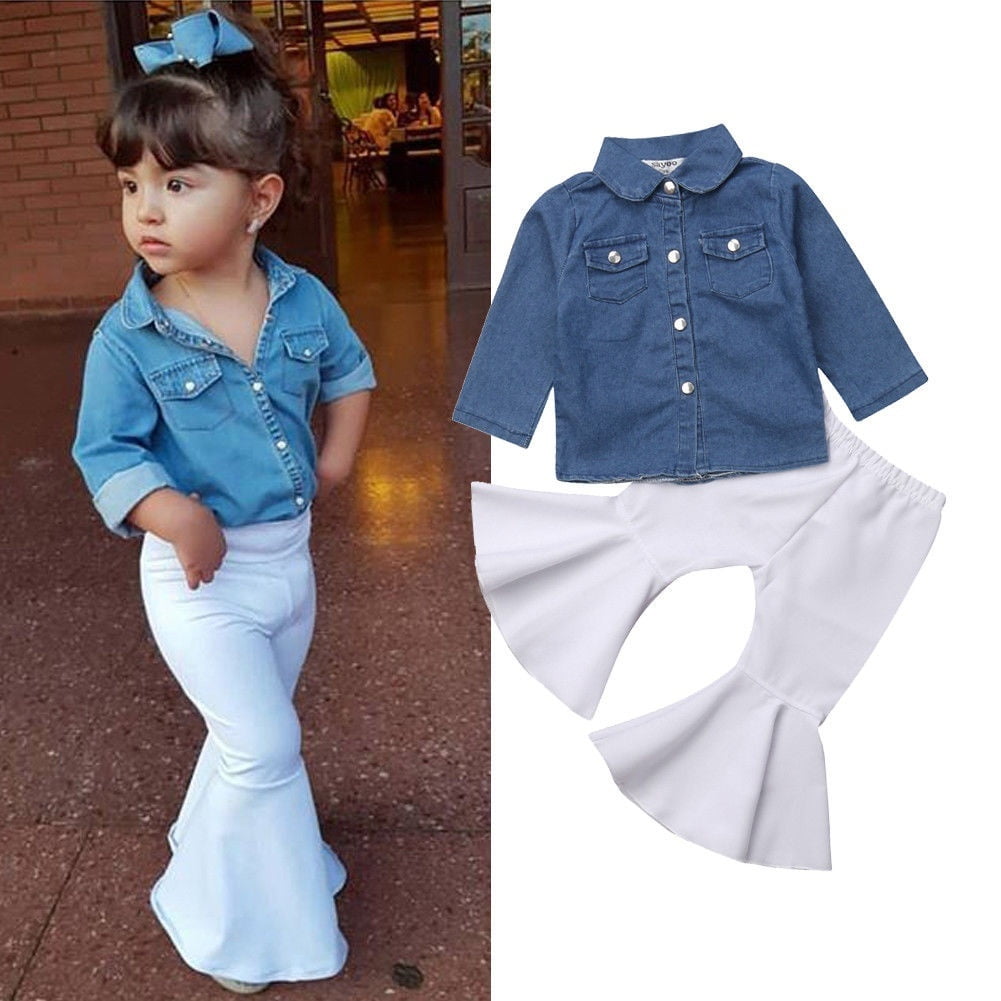 baby girl denim outfit