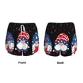 thumbnail image 3 of Gukieu Gnome Independence Day Print Women's Sports Shorts with Drawstring Elastic Waistband for Running, Yoga, Fitness-X-Large, 3 of 7