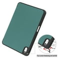 thumbnail image 6 of Mantto Smart Case for iPad 10.9-inch 2022, Soft TPU Frosted Back Cover Slim Shell Protective Case with Stand Auto Sleep/Wake Case for Apple iPad 10th Generation 10.9" 2022, Green, 6 of 7