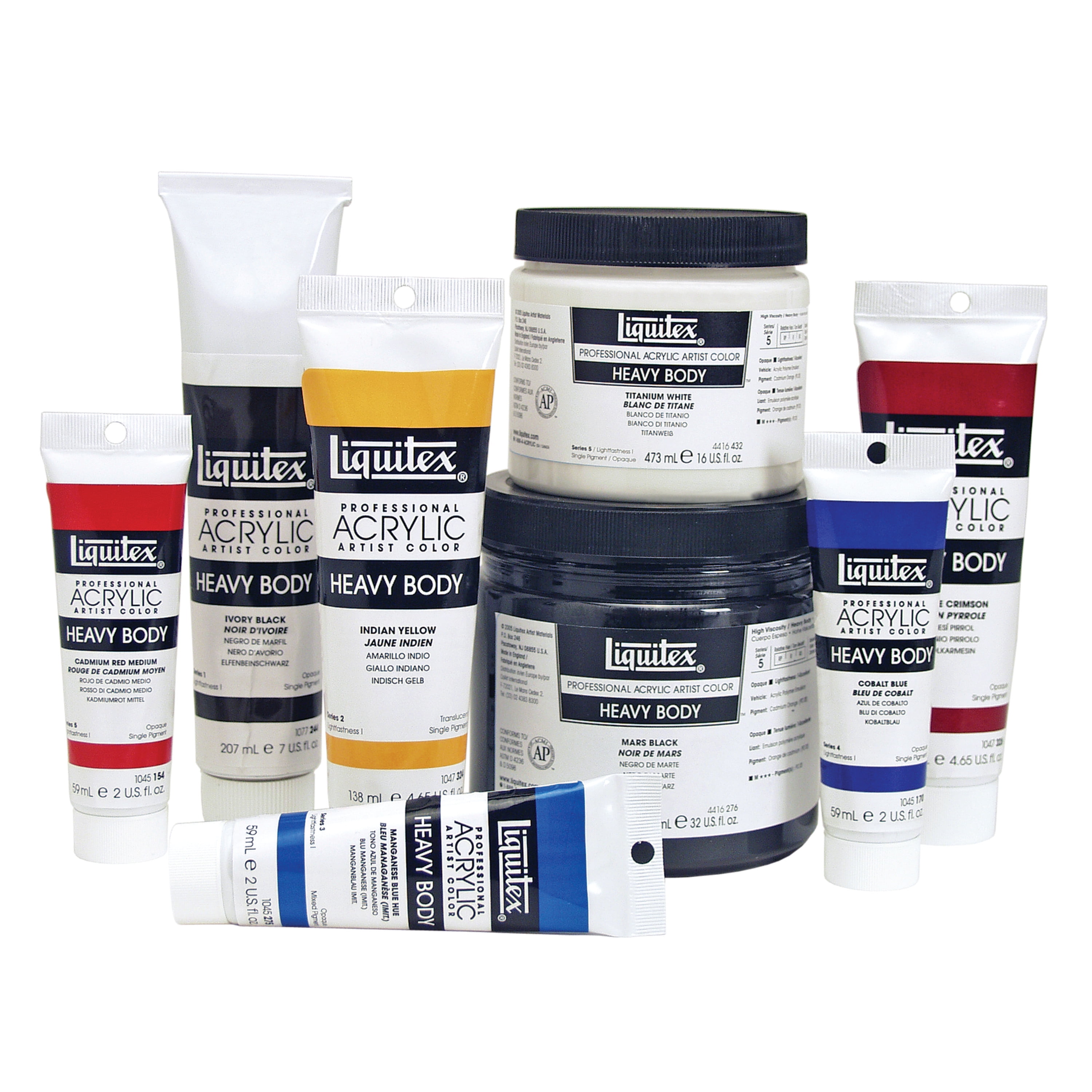 Liquitex Professional Heavy Body Acrylic Color, 16 oz. Jar, Ivory Black