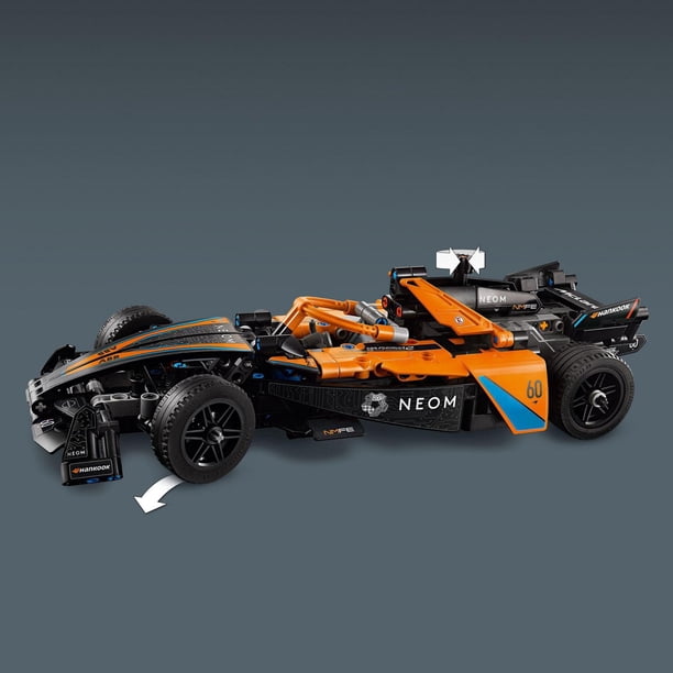 LEGO Technic NEOM McLaren Formula E Race Car Toy, Model Pull Back