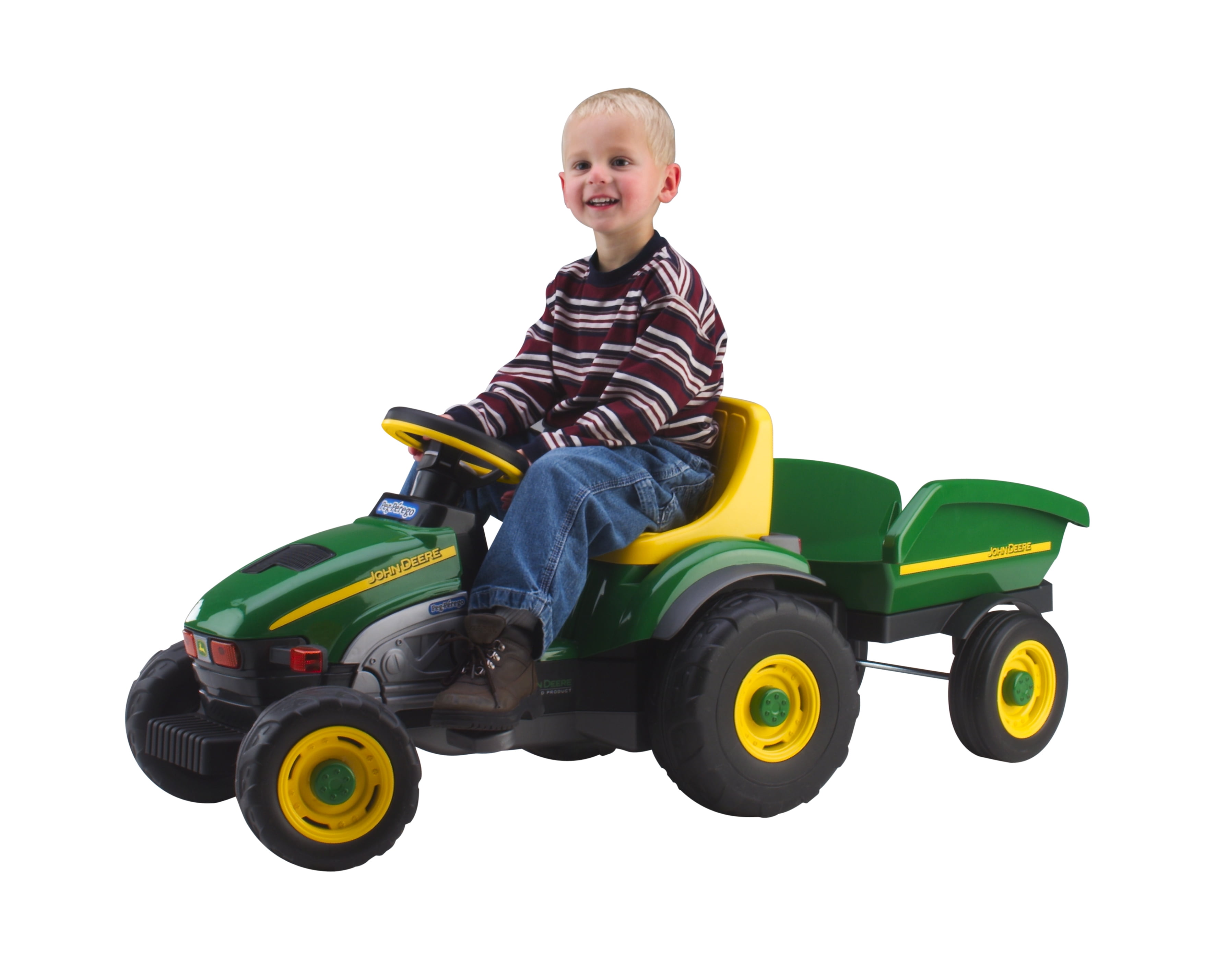 Childrens Pedal Tractor With Trailer Kids Ride On Farm Toy Age 3 