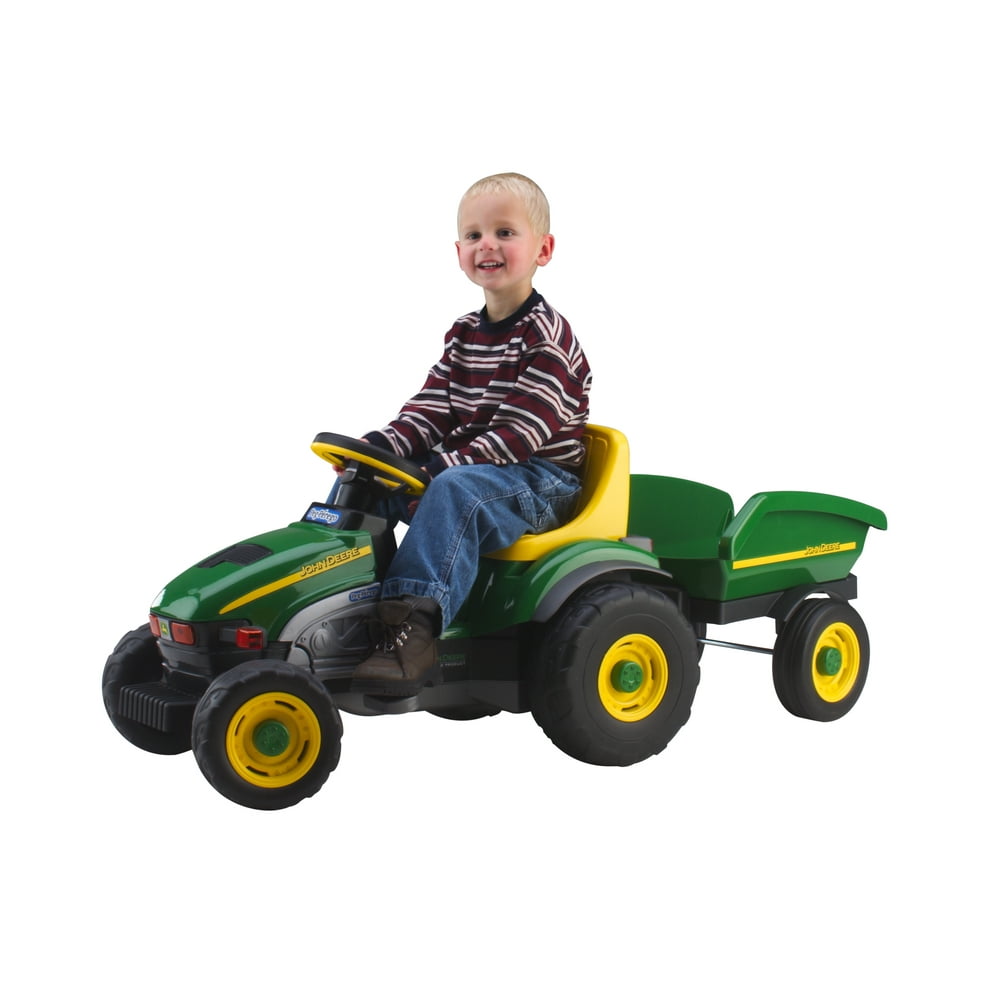 Peg Perego John Deere Farm Tractor and Trailer Pedal RideOn