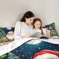 thumbnail image 4 of jejeloiu Cartoon Santa Claus Bedding Comforter Set 7-Piece,Merry Christmas King Bedding Sets,Xmas Tree Gifts Bed Sheets For Boys Kids,Ultra Soft Home Decor Reversible, 4 of 8