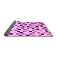 thumbnail image 2 of Ahgly Company Indoor Rectangle Checkered Purple Modern Area Rugs, 2' x 3', 2 of 4